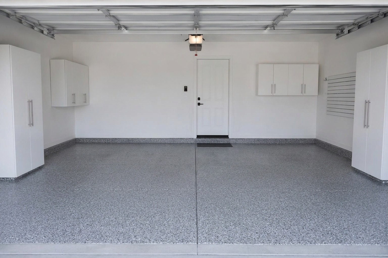 Same garage after floor coating