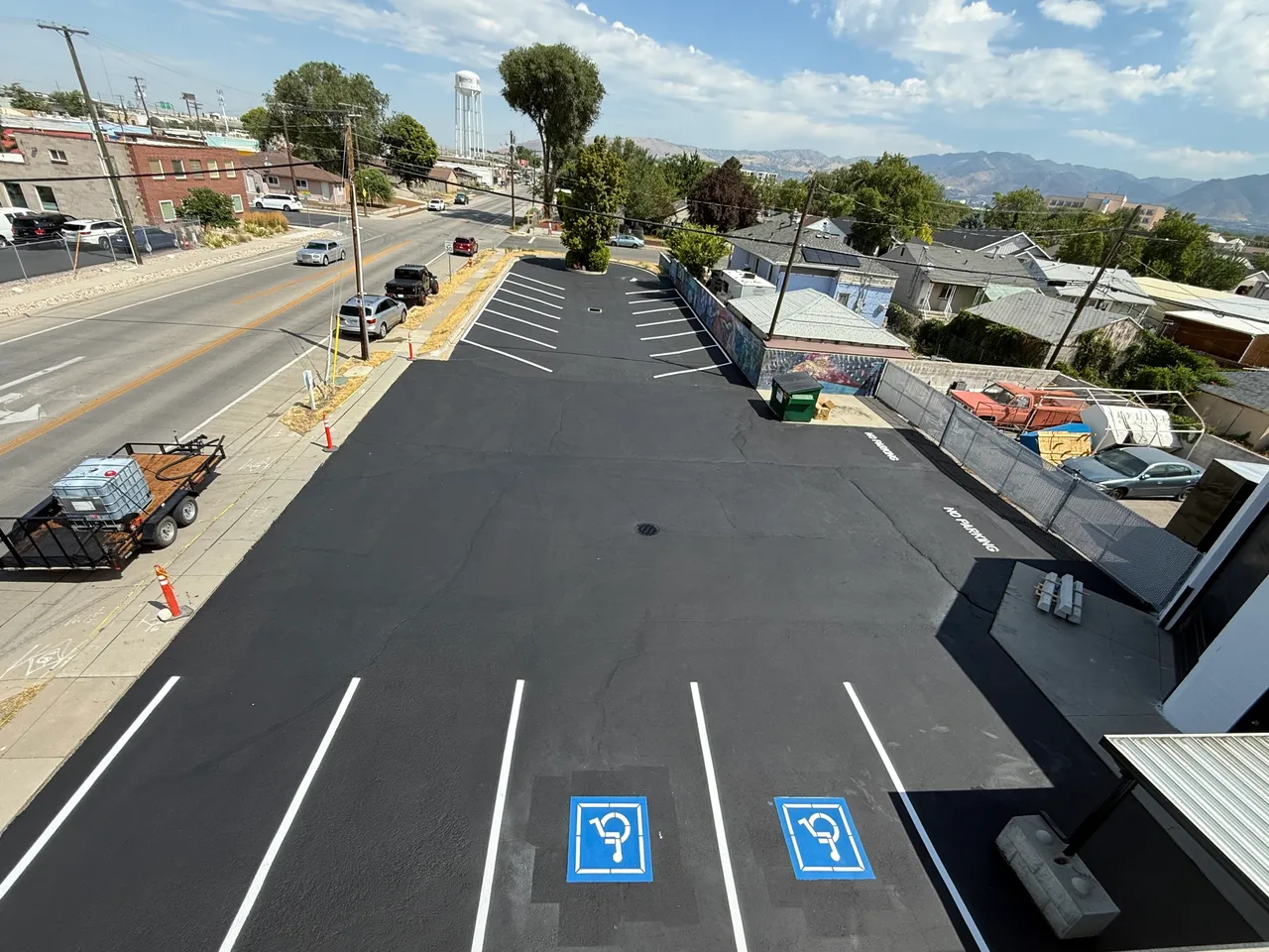 Commercial Parking Lot by A and R Coating