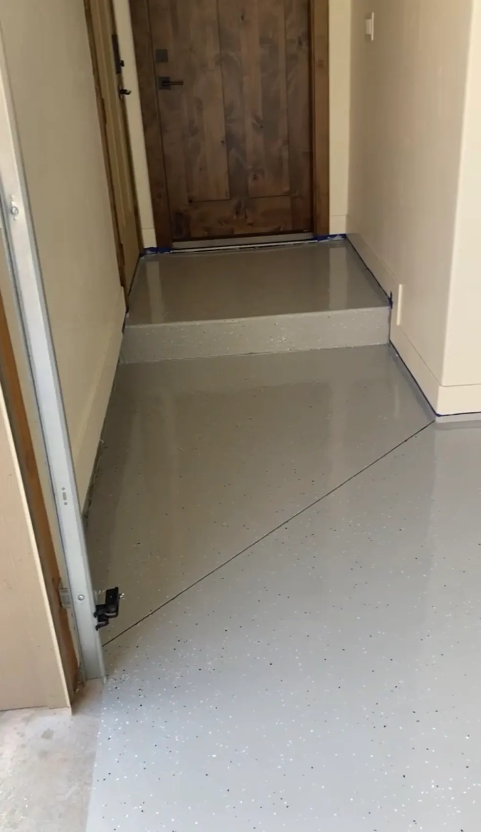 Coated Garage Entry by A and R Coating