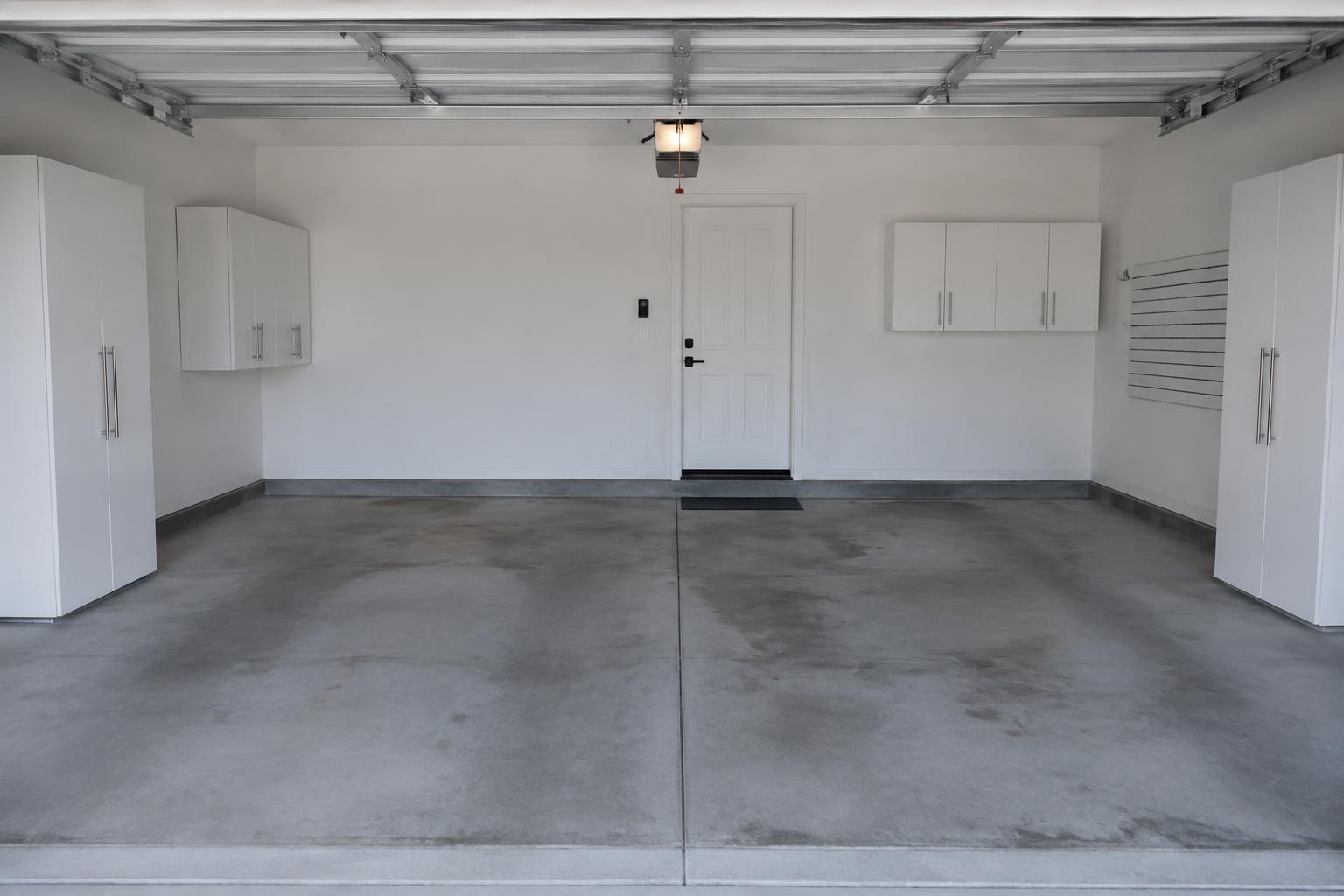 Garage before floor coating